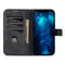 AZNS Skin Feel Calf Texture Horizontal Flip Leather Case For iPhone 14 Pro Max(Black)