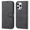 AZNS Skin Feel Calf Texture Horizontal Flip Leather Case For iPhone 14 Pro Max(Black)