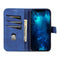 AZNS Skin Feel Calf Texture Horizontal Flip Leather Case For iPhone 14 Pro Max(Blue)