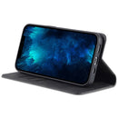 For iPhone 14 Plus AZNS Magnetic Calf Texture Flip Leather Phone Case (Black)