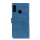 For Alcatel 1S 2020/1V 2020/3L 2020 Retro Texture PU + TPU Horizontal Flip Leather Case with Holder & Card Slots & Wallet(Blue)
