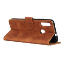 For Alcatel 1S 2020/1V 2020/3L 2020 Retro Texture PU + TPU Horizontal Flip Leather Case with Holder & Card Slots & Wallet(Brown)