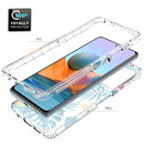 For Xiaomi Redmi Note 10 Pro PC+TPU Transparent Painted Phone Case(Banana Leaf)