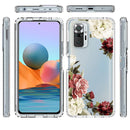 For Xiaomi Redmi Note 10 Pro PC+TPU Transparent Painted Phone Case(Rose)
