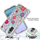 For Xiaomi Redmi Note 10 Pro PC+TPU Transparent Painted Phone Case(Small Floral)
