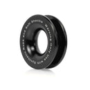 Truck Winch Snatch Recovery Ring for Soft Shackle ATV UTV Rcovery 41000 lb(Black)