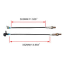 TP156 2 in 1 Car Oxygen Sensor 234-4242 for Chevrolet Equinox 2.4L 2011-2014