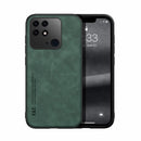 For Xiaomi Redmi 10C Skin Feel Magnetic Leather Back Phone Case(Green)