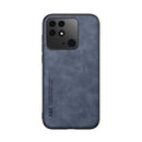 For Xiaomi Redmi 10C Skin Feel Magnetic Leather Back Phone Case(Blue)