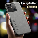 For Xiaomi Redmi 10C Skin Feel Magnetic Leather Back Phone Case(Blue)
