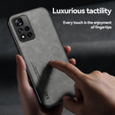For Xiaomi Redmi Note 10 5G Skin Feel Magnetic Leather Back Phone Case(Green)