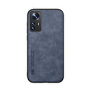 For Xiaomi 12 Pro Skin Feel Magnetic Leather Back Phone Case(Blue)