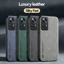 For Xiaomi 12 Pro Skin Feel Magnetic Leather Back Phone Case(Dark Grey)