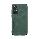 For Xiaomi 12 Skin Feel Magnetic Leather Back Phone Case(Green)