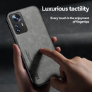 For Xiaomi 12 Skin Feel Magnetic Leather Back Phone Case(Blue)