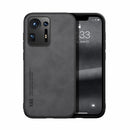 For Xiaomi Mi Mix 4 Skin Feel Magnetic Leather Back Phone Case(Dark Grey)