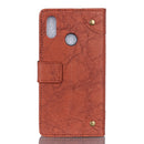 For Alcatel 1S 2020/1V 2020/3L 2020 Copper Buckle Retro Crazy Horse Texture Horizontal Flip Leather Case with Holder & Card Slots & Wallet(Brown)