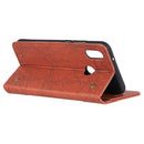 For Alcatel 1S 2020/1V 2020/3L 2020 Copper Buckle Retro Crazy Horse Texture Horizontal Flip Leather Case with Holder & Card Slots & Wallet(Brown)