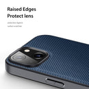 For iPhone 14/13 DUX DUCIS Fino Series PU + TPU Phone Case (Blue)