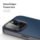 For iPhone 14 Pro DUX DUCIS Fino Series PU + TPU Phone Case(Blue)