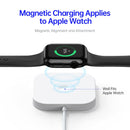 DUZZONA W7 3 In 1 Magnetic Wireless Charger(White)