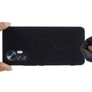 For Xiaomi 12 Lite Solid Color Liquid Silicone Full Coverage Phone Case(Black)