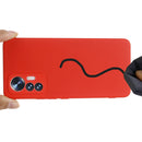 For Xiaomi 12 Lite Solid Color Liquid Silicone Full Coverage Phone Case(Red)