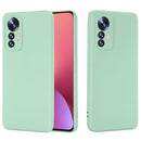 For Xiaomi 12 Lite Solid Color Liquid Silicone Full Coverage Phone Case(Green)