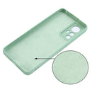 For Xiaomi 12 Lite Solid Color Liquid Silicone Full Coverage Phone Case(Green)