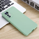 For Xiaomi 12 Lite Solid Color Liquid Silicone Full Coverage Phone Case(Green)