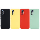 For Xiaomi 12 Lite Solid Color Liquid Silicone Full Coverage Phone Case(Yellow)