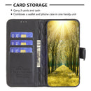 For Xiaomi Mi 11 Lite Diamond Lattice Wallet Leather Flip Phone Case(Black)