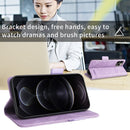 For OPPO A57 5G 2022 / Realme V23 5G Magnetic Clasp Leather Phone Case(Purple)