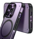 For iPhone 14 Pro Armor MagSafe Magnetic Phone Case(Black)