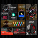 S09-C 1.69 inch Full Touch Screen Smart Watch, IP67 Waterproof Support Heart Rate & Blood Oxygen Monitoring / Multiple Sports Modes(Orange)