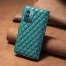 For Nokia G11 / G21 Diamond Lattice Zipper Wallet Leather Flip Phone Case(Green)