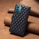 For Nokia G11 / G21 Diamond Lattice Zipper Wallet Leather Flip Phone Case(Black)