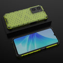 For OPPO A57 4G Global Honeycomb Phone Case(Green)