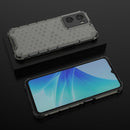For OPPO A57 4G Global Honeycomb Phone Case(Black)
