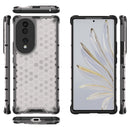 For Honor 70 5G Honeycomb Phone Case(White)
