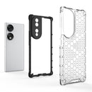 For Honor 70 5G Honeycomb Phone Case(White)