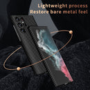 For Samsung Galaxy S22 Ultra 5G Carbon Fiber Texture MagSafe Magnetic Phone Case(Black)