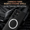 For Samsung Galaxy S22 Ultra 5G Carbon Fiber Texture MagSafe Magnetic Phone Case(Black Red)