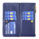 For Xiaomi Mi 10T 5G/10T Pro 5G/Redmi K30S Diamond Lattice Zipper Wallet Leather Flip Phone Case(Blue)