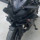Motorcycle Winglet Aerodynamic Wing Kit Spoiler, Style:Forged Texture
