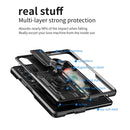 For Samsung Galaxy Z Fold4 Sliding Camshield Card Phone Case(Red)