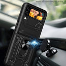For Samsung Galaxy Z Flip4 Sliding Camshield Card Phone Case(Grey)