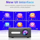T300 25ANSI LED Portable Home Multimedia Game Projector, Plug Type:AU Plug(Yellow)
