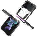 For Samsung Galaxy Z Flip4 5G Magnetic Armor Shockproof Folding Phone Case(Silver)