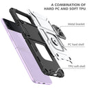 For Samsung Galaxy Z Flip4 5G Magnetic Armor Shockproof Folding Phone Case(Silver)